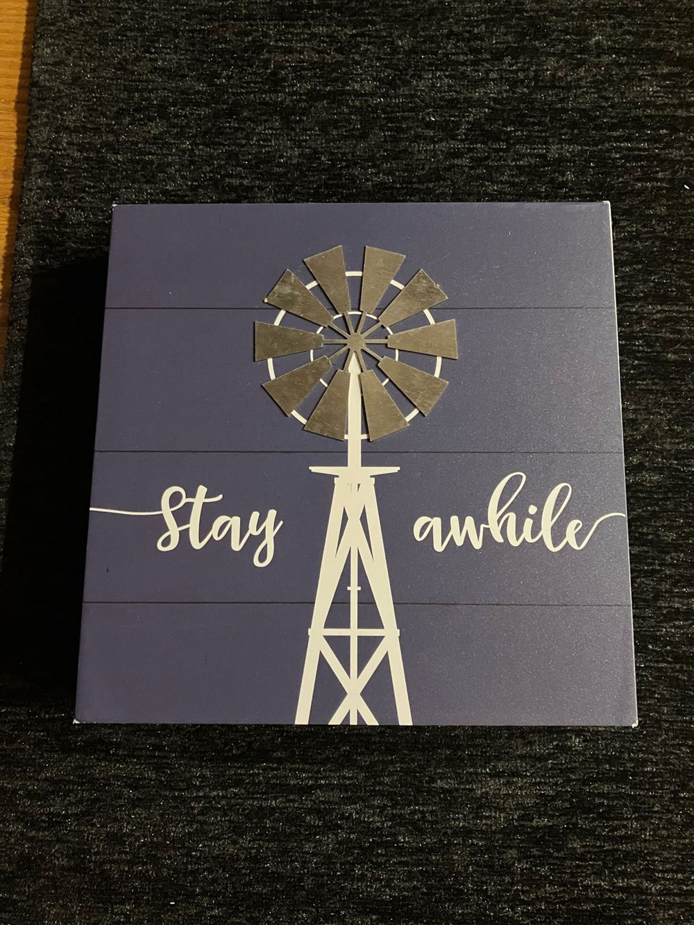 Farmhouse Windmill Decorative Sign